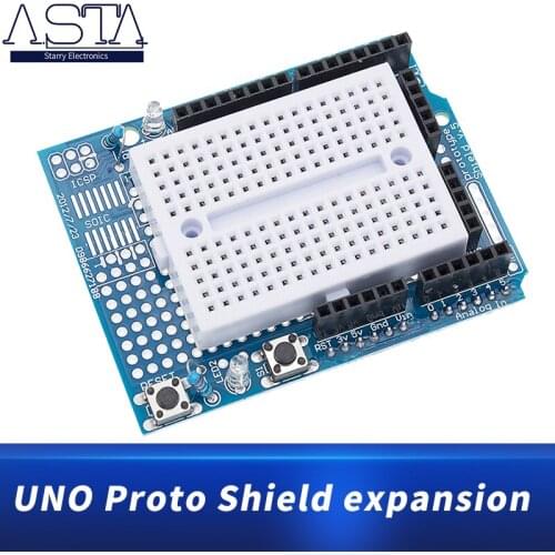 Smart Electronics UNO Proto Shield prototype expansion board with SYB-170 mini breadboard based For UNO ProtoShield DIY