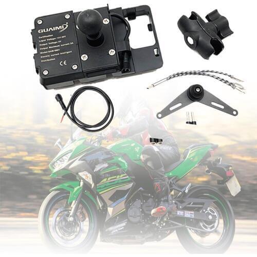 Mobile phone Navigation bracket USB phone charging Waterproof navigation bracket For Kawasaki NINJA400 ninja 400 2018 2019 2020