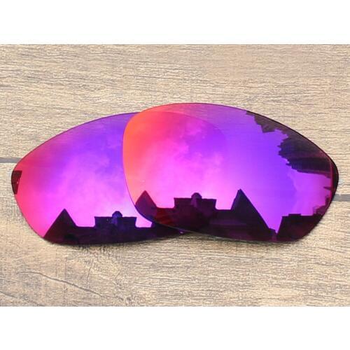 Vonxyz Midnight Mirror Polarized Replacement Lenses for-Oakley Straight Jacket 2007 Frame