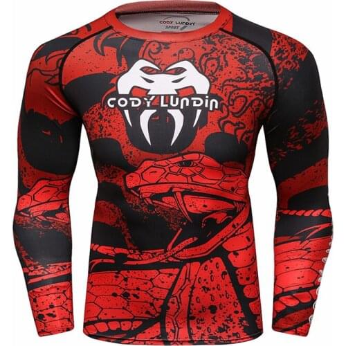 Sublimation Printing Rashguard High Quality Bjj Gym Men Shirts