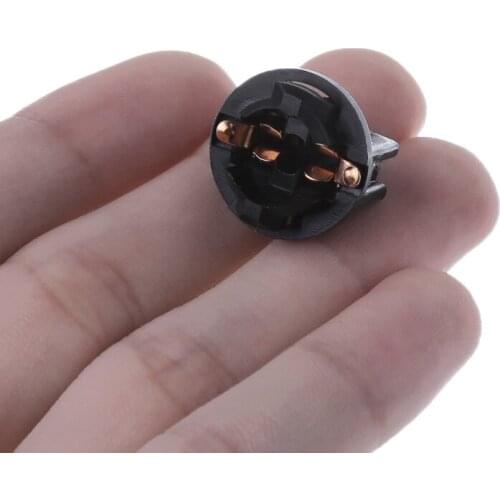 10Pcs T10 Car Light Socket Twist Lock Wedge Instrument Panel Light Bulb Base
