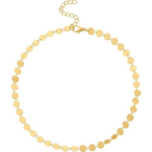 2020 New Round sequined necklace Choker necklaces & pendants