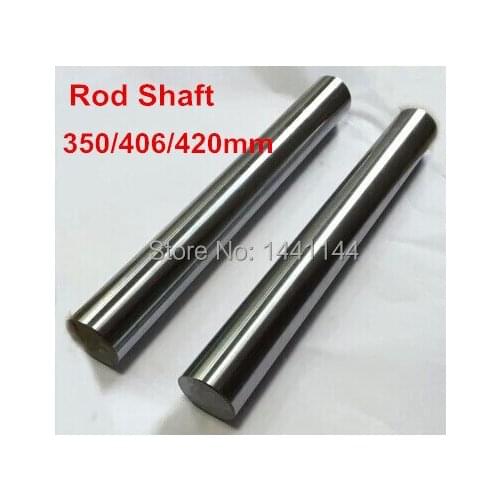 8mm - 350/406/420mm Linear rail round shaft for 2pcs each length chrome plated