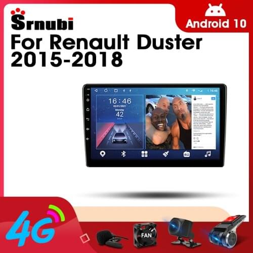 Android 10 2 Din Car Stereo Audio Radio for Renault Duster 2015-2018 Multimedia Video Touch Screen Player 4G Wifi Speaker MP5 9"