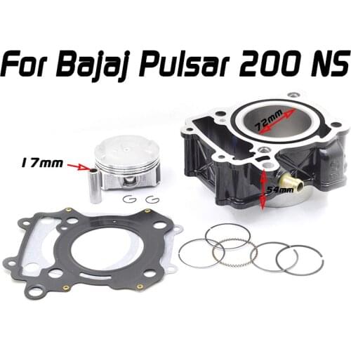 For BAJAJ Pulsar200NS Rouser As Rs JL521003 Gas Piston Ring Cylinder Gasket Assembly