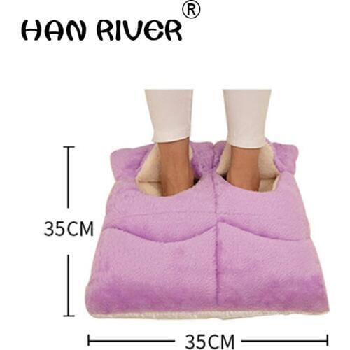 220V Foot hand Warmer heating pad Slippers Sofa Chair warm cushion electric heating pads warm shoes winter warm electric blanket