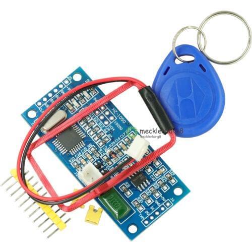 HZ-1050 RFID 125 kHz EM4100 Wireless card reader module ATMEGA8 ID Reader RFID module DC 5 V DIY KIT