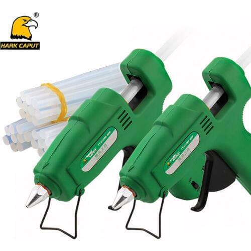 20W-100W Hot Melt Glue Gun With Professional 10pcs Glue Stick For Metal Wood Circuit Plank Household DIY Electric Heat Tools