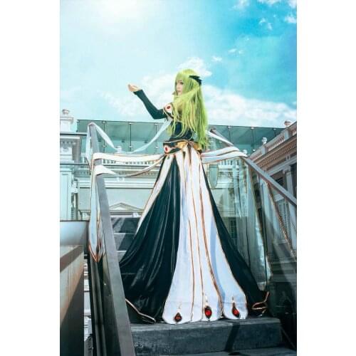 Anime Code Geass CC Cosplay Costume Super Original Edition Gorgeous Queen Outfit Party Role Play Clothing Custom-Make Any Size