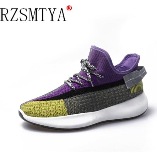 Summer Running Shoes Women Breathable Mesh Mixed Color Ladies Sneakers Casual Shoes Outdoor Walking Flat Vulcanized Shoes Woman