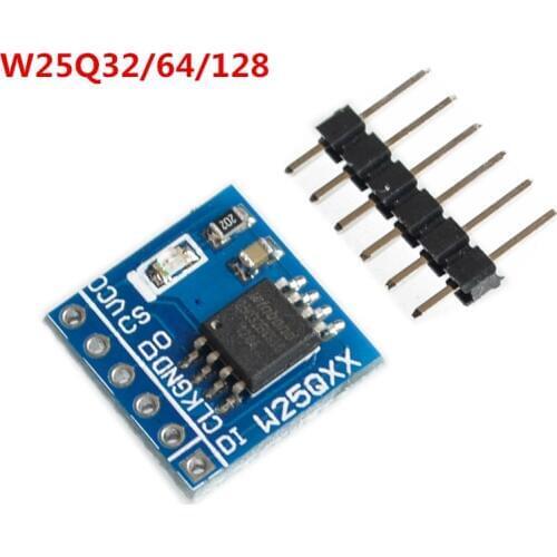 W25Q32 W25Q64 W25Q128 large capacity FLASH storage module SPI interface BV FV STM32 code