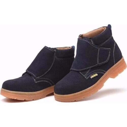 Mens Ankle Boots Men Genuine Leather Work Boots Safety Steel Toe Shoes Men Hightop Platform Works Shoes Man Indestructible Shoes