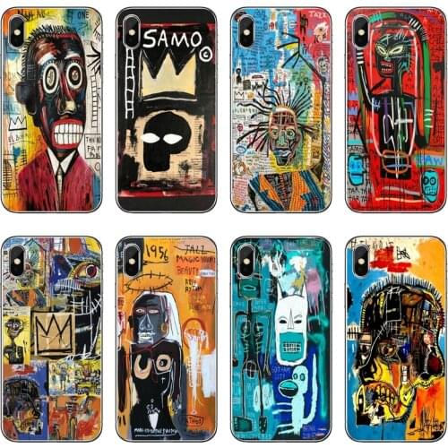 Soft Phone Case Jean Michel Basquiat Graffiti For Samsung Galaxy A71 A70 A60 A51 A50 A41 A40 A31 A30 A20E A21S A12 A10 A7 A5 A3
