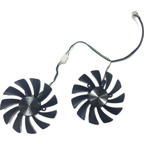 NEW 2PCS 95MM GAA8S2U GFM10012H12SPA 4PIN Cooler Fan Replacement For ZOTAC 1070 GTX 1070Ti 1080Ti AMP Edition Graphics Card fans