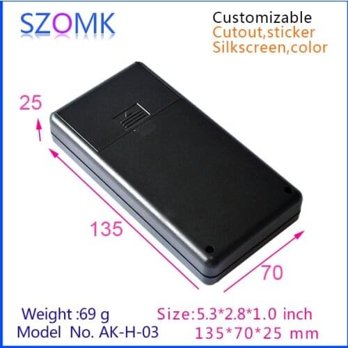 10 pcs, 2AA battery plastic enclosure 135*70*25mm plastic case electrical junction box electronic project box for Diy housing