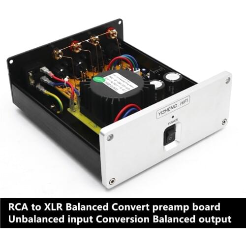 RCA to XLR Balanced Convert preamp board Unbalanced input Conversion Balanced output