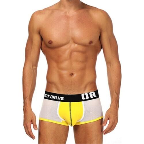 Sexy Men Underwear Boxer Cotton Boxers Shorts Lingerie Gay Underwear Man Underpants Male Panties U Pouch Men Boxer Shorts