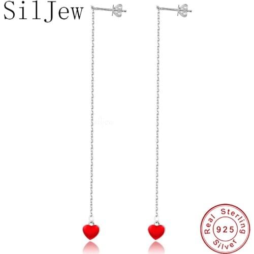 Висячие серьги SilJew China At AliExpress
