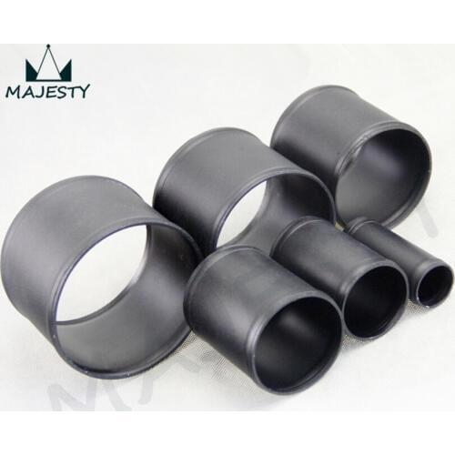 Alloy Aluminum Hose Adapter Joiner Pipe Connector Silicone 57 mm 2.25" inch color brand new black