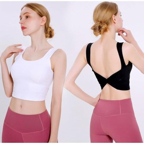 Sexy Sport Bra Top Women Bra Backless Sports Bra Bralette Sport Crop Top Bras Seamless Sport Underwear Gym Female Yoga Bra