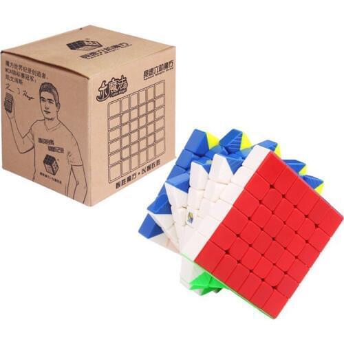 Yuxin Little Magic 6x6 Cube Stickerless Magic x6 Speed Cube Zhisheng Cube Educational Special Toys For Children