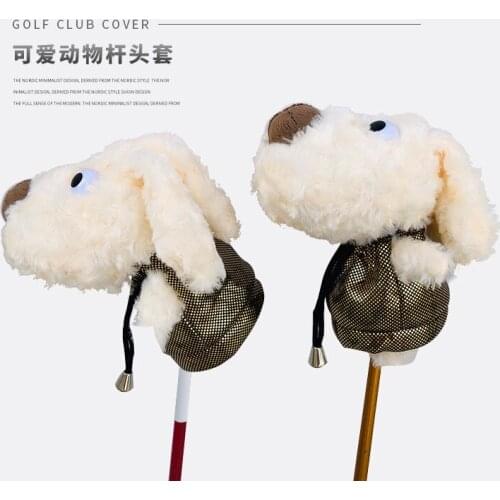 Hot Sale Golf Club Cover Knitted Animal Hat Cover Size 1/3/5 Wood Club Cover golf hat