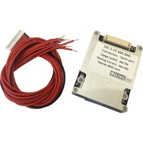 36V 10S BMS 60A Balance 3.7V Li-ion battery protection baord for 36V Electric bicycle and electric tools within 1200W