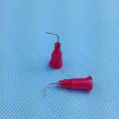 50pk 25gauge 90degree-prebent 1/2-inch Blunt Needle Dispense Tip ,Glue Dispensing Needle