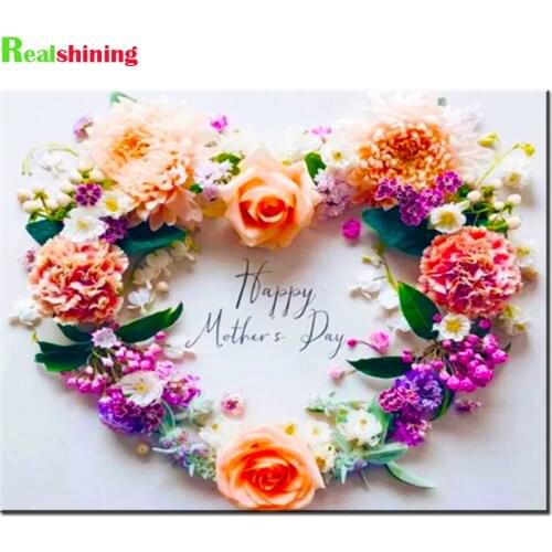 5D Diamond Painting Diamond Mosaic Love Flower Needlework Full Square Drill Cross Stitch Lovers Rose Gift Diamond Crystal N2267