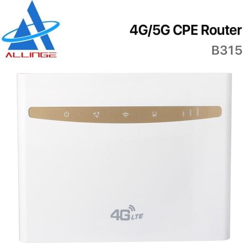 ALLINGE Unlocked Malaysia Modified B315 4G LTE Cat6 CPE Router B525 Wireless Router Openwrt With SIM Card Slot Long Range Wif