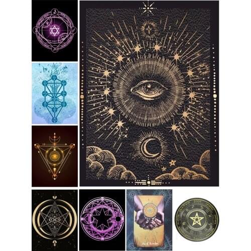 Tarot divination pattern Diy 5D Diamond Painting Full Square and Round Embroidery Mosaic Kit Wall Art Handmade Home Store Decor