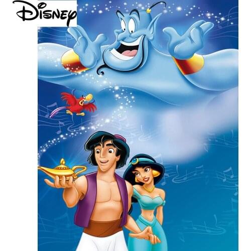 Disney DIY 5D Full Diamond Mosaic Painting Cross Stitch Aladdin Diamonds Embroidery Square Drill Home Decoration
