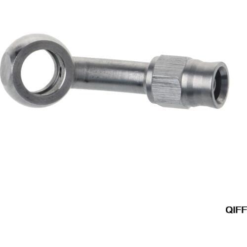 AN-3 to M10 Metric 10mm 45 Degree Stainless Steel Brake Hose Fitting May06