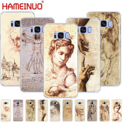HAMEINUO Italy leonardo da vinci art cell phone case cover for Samsung Galaxy S9 S7 edge PLUS S8 S6 S5 S4 S3 MINI