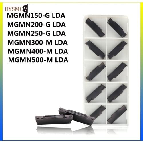 DESKAR100% original MGMN150-G LDA 200-G 250-G 300-M 400-M CNC lathe grooving and turning carbide inserts for stainless steel
