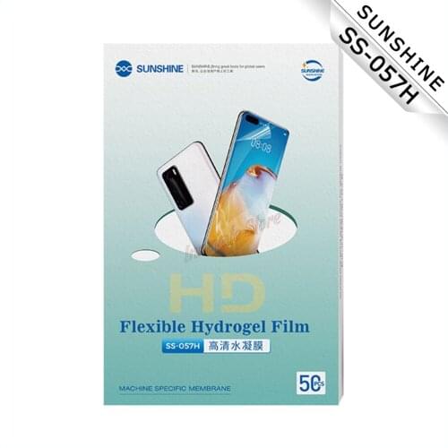 Hydrogel Film HD Flexible SUNSHINE SS-057H 50Pcs/Lot Imported Anti-peep Sensitive to the touch Technology No fingerprints