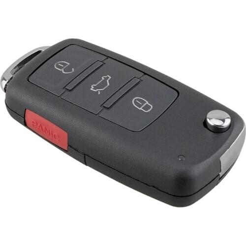 Car Smart Remote Key 3+1 Button 433MHz Fit for Phaeton 2002-2009 Touareg 2002-2010 PCF7946A