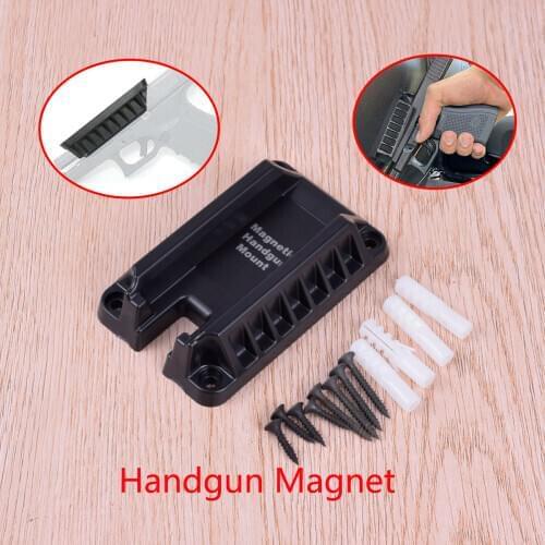 Gun Magnet Mount Magnetic Flat Top Handgun Mount Concealed Tactical Firearm Accessories For Glock Sig XD M&P Ruger