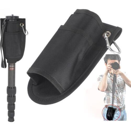 New Pro Fixed Portable Waist Bag Pouch Pocket Case Pack For Supporting DSLR Camera Monopod Tripod Stand