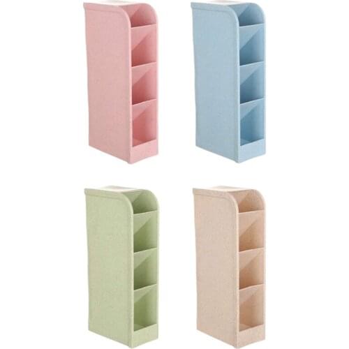 NEW-4 Pcs Office Supplies Desktop Pen Pencil Storage Box Marker Pen Pencil Brush Craft Storage Container Tray Storage Box