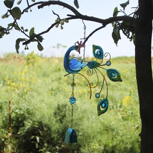 Handmade Humming Bird Wind Chime Wall Window Door Wind Crafts Dragonfly Home Vintage Campanula Decoration Hanging Bell Orna A1W9