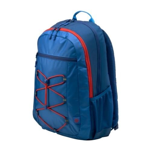 Hp 15.6 Active Blue/Red Laptop Compartment Backpack 1 Mr61Aa