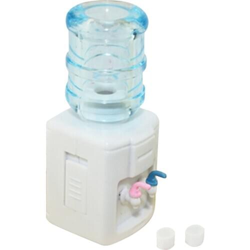 1/12 Mini Water Dispenser Miniature Life Play Scene Model Doll House Accessories Simulation Furniture Model Toy barbie furniture