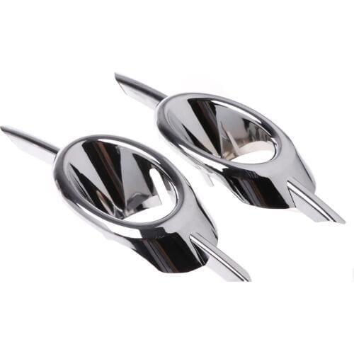 1 Pair Chrome Front Fog Lamp Light Cover Trim For Chevrolet Chevy Cruze 2009-2014