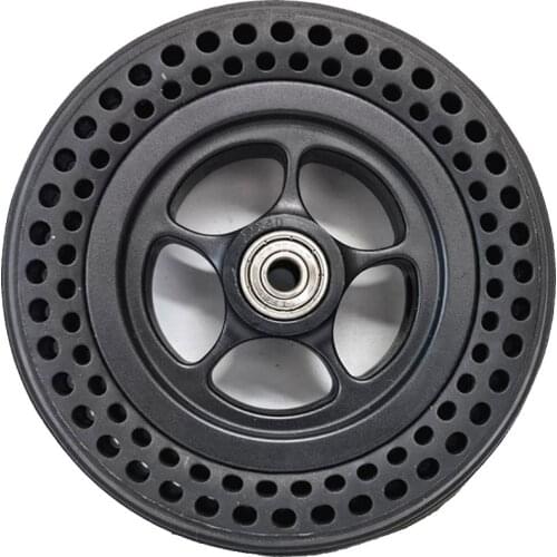 1pc 6 Inch Electric Scooter Solid Tire 6 X 1 1/4 With Wheel Hub Explosion Proof Wheel Electric Scooter Accessories Parts