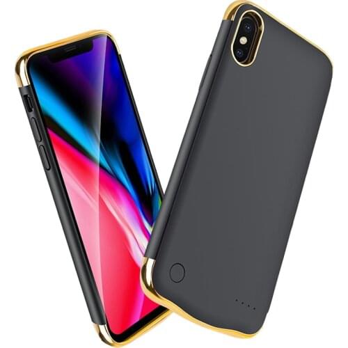 3500/6000mah Battery Charger Case For iPhone 6 6S 7 8 XS Max External Backup Battery Case Power Bank Charging Case Cover
