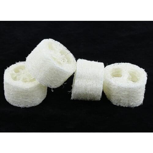 4x Natural Loofah Soap Sponge Scrubber Case Holders Dish Tray Savers Trays Bowl Washing Bathroom