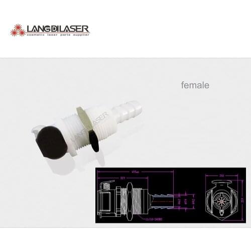 5/16 inch cpc-connector colder for water flowing only the female part