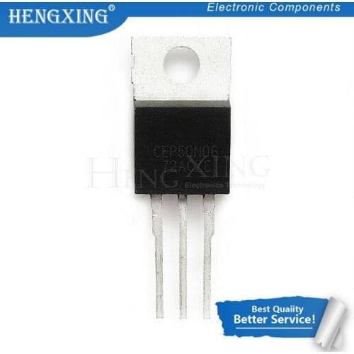 5pcs/lot CEP50N06 TO-220 60V 50A In Stock