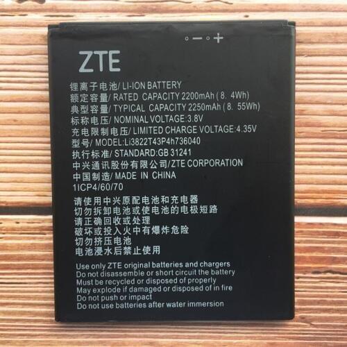 Runboss 2200mAh Li3822T43P4h736040 For ZTE Tempo X / Tempo Go / N9137 / ZFive G LTE Z557BL / ZFive C LTE Z558VL Battery